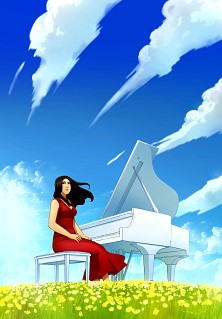 Portrait of Vanessa Carlton drawn by Powree