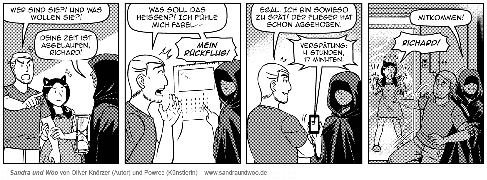 Sandra und Woo auf Deutsch » [1177] Die Zeit ist abgelaufen! | Der