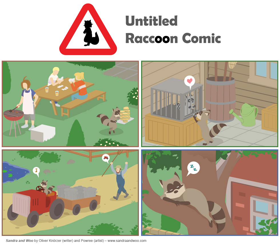 [1145] Untitled Raccoon Comic